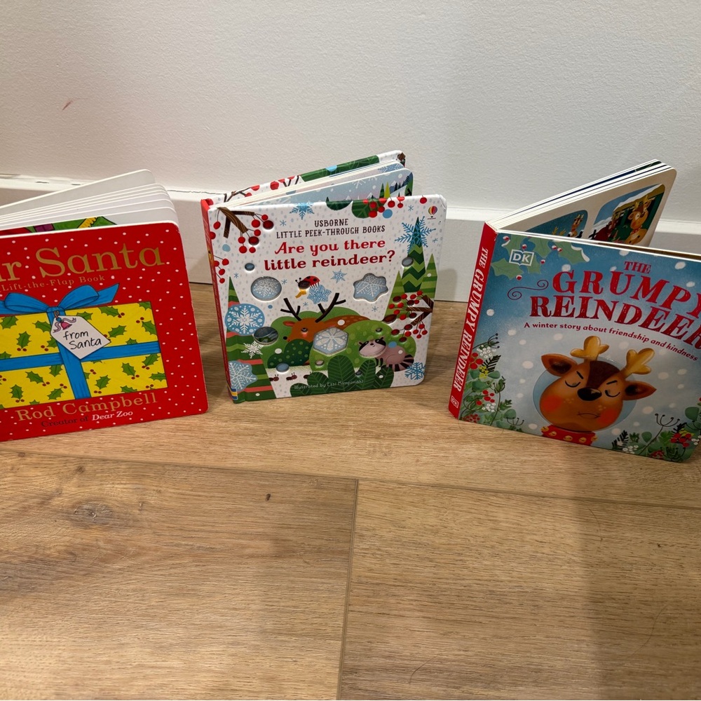 Children's Holiday Book Set - Red, Green, Blue